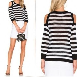 Rag & Bone Tracey Crew Open Shoulder Sweater Sz XS